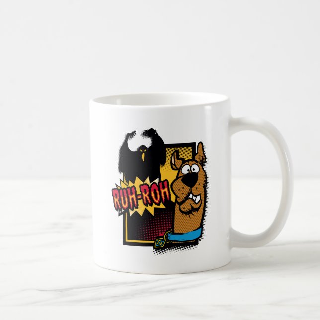 Ruh-Roh Scooby-Doo och Ghost Kaffemugg (Höger)