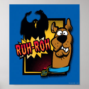 Ruh-Roh Scooby-Doo och Ghost Poster