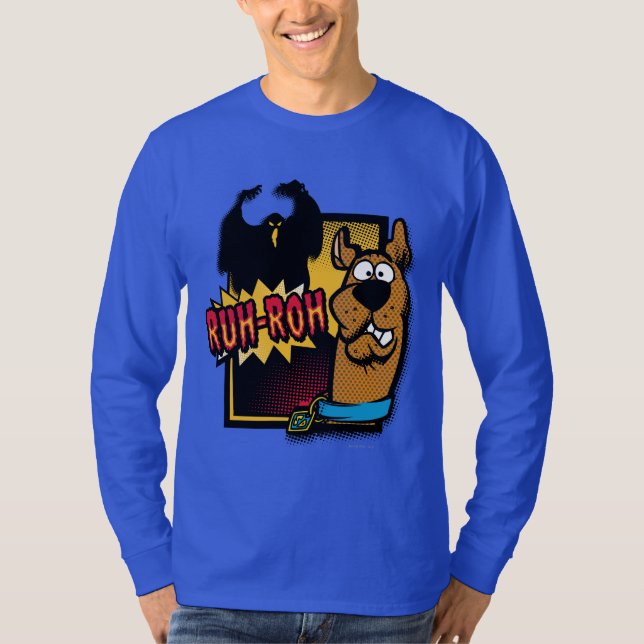 Ruh-Roh Scooby-Doo och Ghost T-shirt (Framsida)