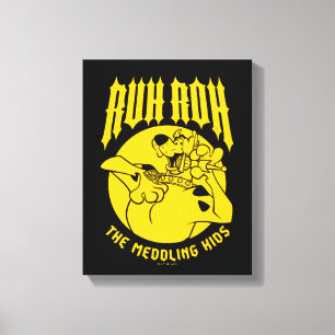 Ruh Roh Scooby-Doo the Meddling Kids Icon Canvastryck