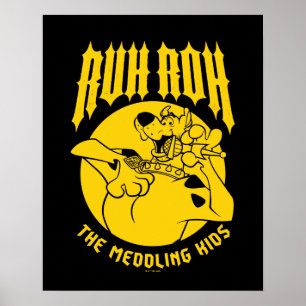 Ruh Roh Scooby-Doo the Meddling Kids Icon Poster