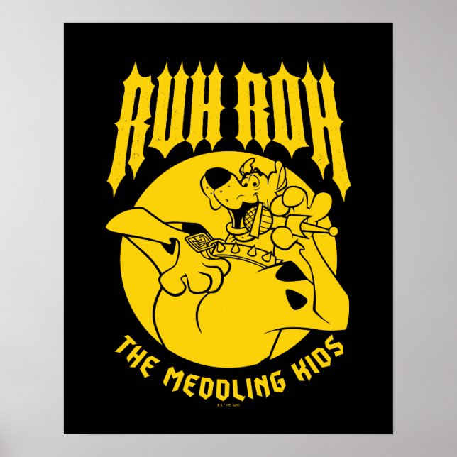 Ruh Roh Scooby-Doo the Meddling Kids Icon Poster (Framsidan)