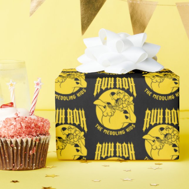 Ruh Roh Scooby-Doo the Meddling Kids Icon Presentpapper (Födelsedagsfest)