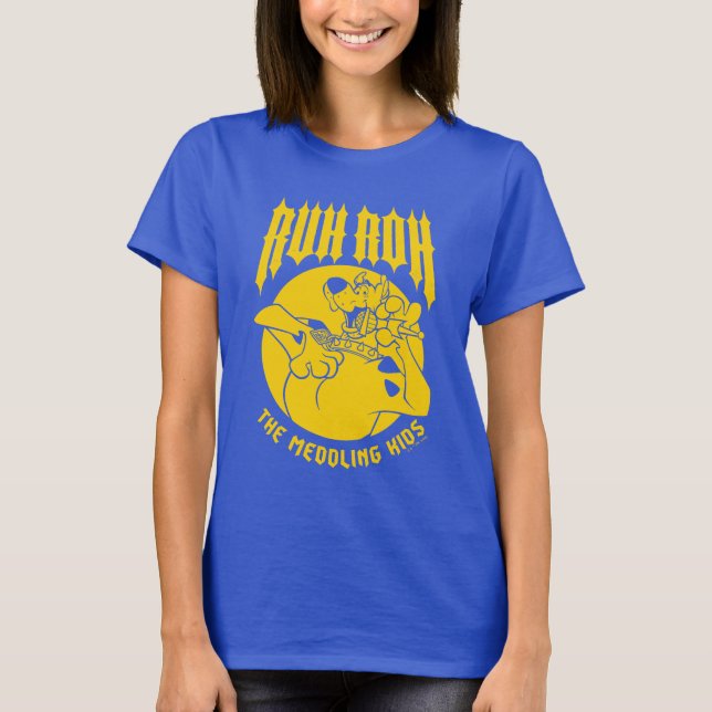 Ruh Roh Scooby-Doo the Meddling Kids Icon T Shirt (Framsida)