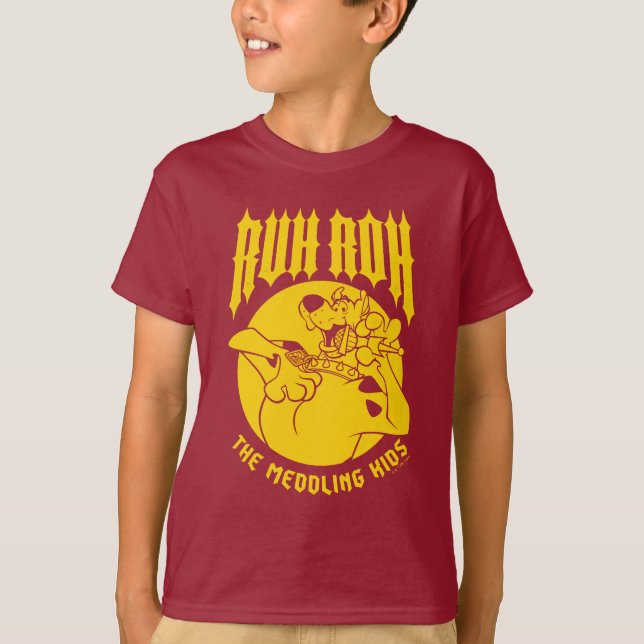Ruh Roh Scooby-Doo the Meddling Kids Icon T Shirt (Framsida)