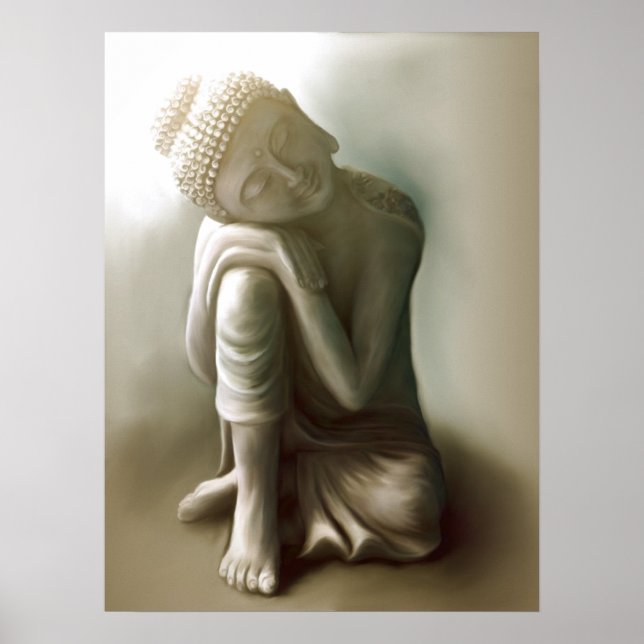 Ruhender Buddha Poster (Framsidan)