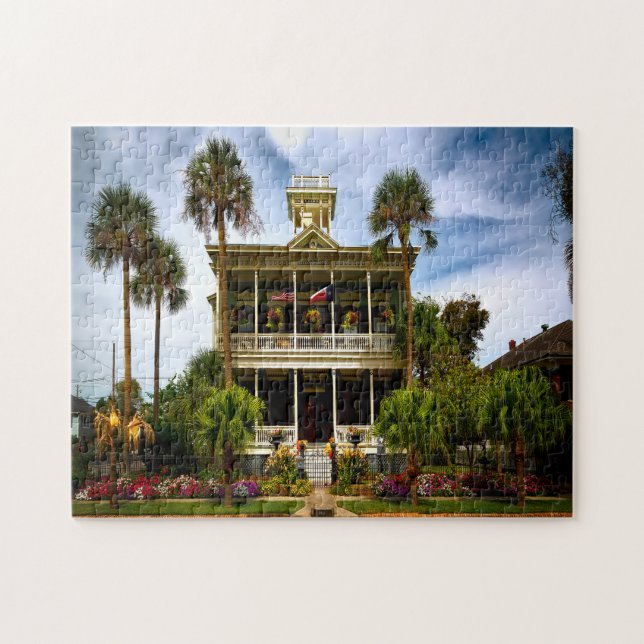 Ruhl House Galveston. Jigszle Puzzle Pussel (Horisontell)