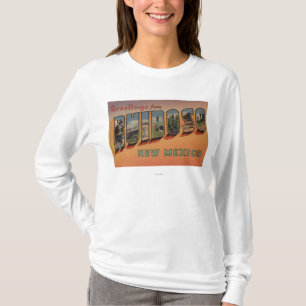Ruidoso nya - mexico - stora brevplatser t-shirt