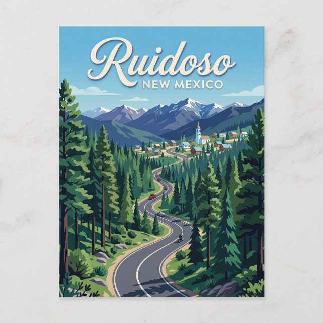 Ruidoso USA Vykort (Framsida)