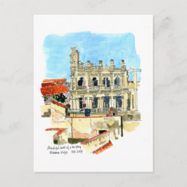 Ruin of Palacio Wien Hotel, Havana, Kuba Vykort