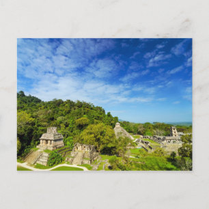 Ruinas en Palenque, Mexiko Vykort