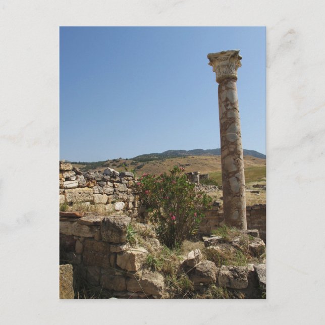 Ruiner från det gamla HIERAPOLIS. Vykort (Framsida)