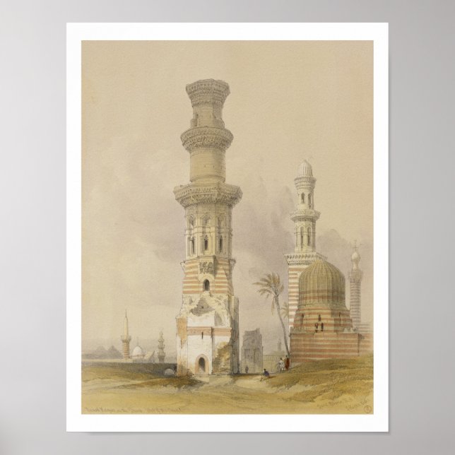 Ruining Mosques in the Desert, väster of the Citad Poster (Framsidan)