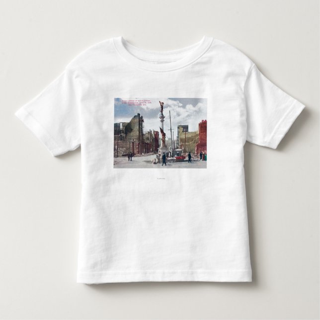 Ruins Along Mason Street, Union Square Charter Tee Shirt (Framsida)