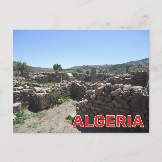 Ruins In Djemila, Algeriet Vykort (Framsida)
