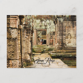 Ruins in Siem RAP, Kambodja Vykort