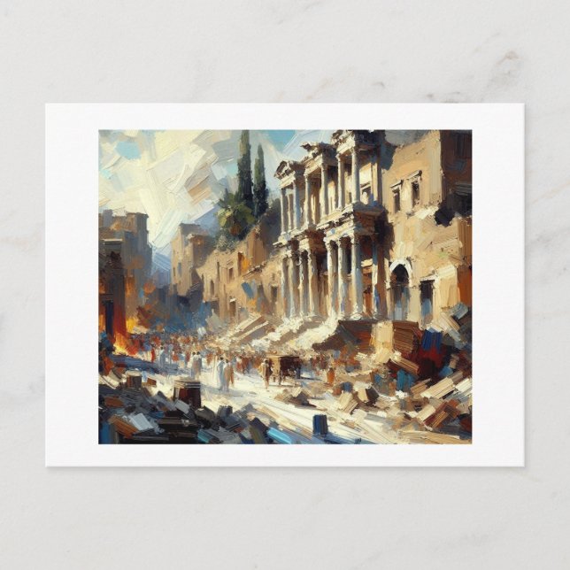 Ruins of Pompeii Vykort (Framsida)