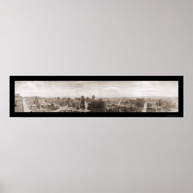 Ruins of San Francisco Photo 1906b Poster (Framsidan)