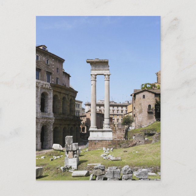 Ruins of Theater of Marcellus Vykort (Framsida)