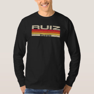 Ruiz Surname Birthday Family Reunion 80-talet Suns T Shirt
