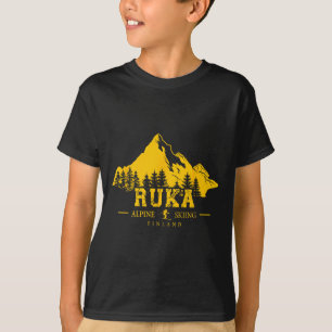 Ruka Finland skidort Kuusamo Rukatunturi alpin T Shirt