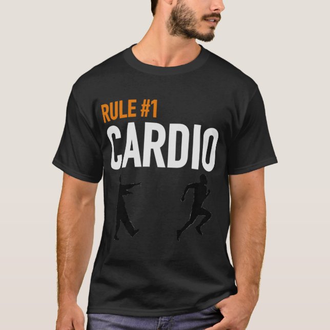 RULE 1 CARDIO retro boy T Shirt (Framsida)