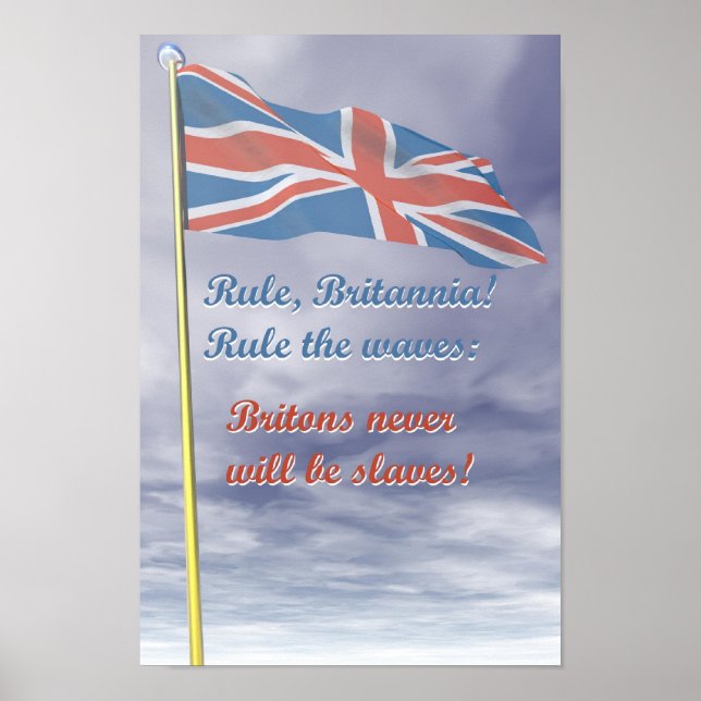 Rule Britannia Poster (Framsidan)