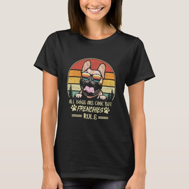 Rules For The Owner Of Fawn French Bulldog Dog Vin T Shirt (Framsida)