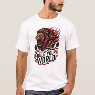 RuleYour World Lejon T-Shirt – Beherska det okända