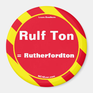 Rulf Ton Red/Gult Magnet