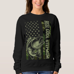 Rull Coola Styv mamma Kamouflage Amerikansk Flagga T Shirt