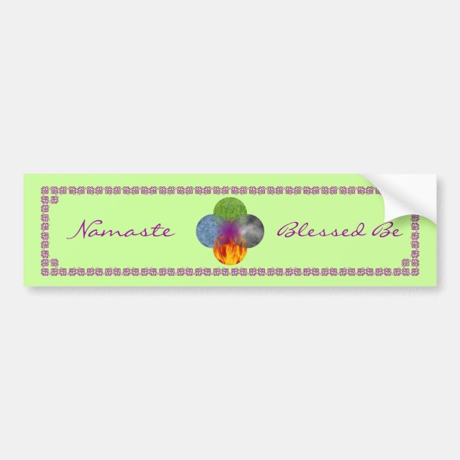 Rulla av att vara - grönt bildekal (Framsidan)