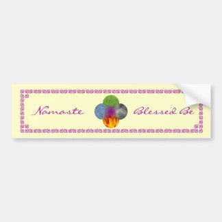 Rulla av att vara - gult bildekal