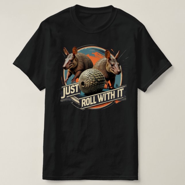 Rulla bara med den t shirt (Design framsida)