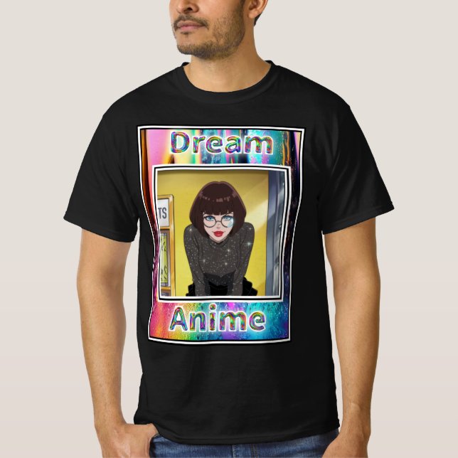 Rulla Clerk Dream Anime T Shirt (Framsida)