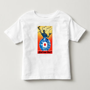 Rulla dem ut kungligt kanadensiskt flygvapen t shirt