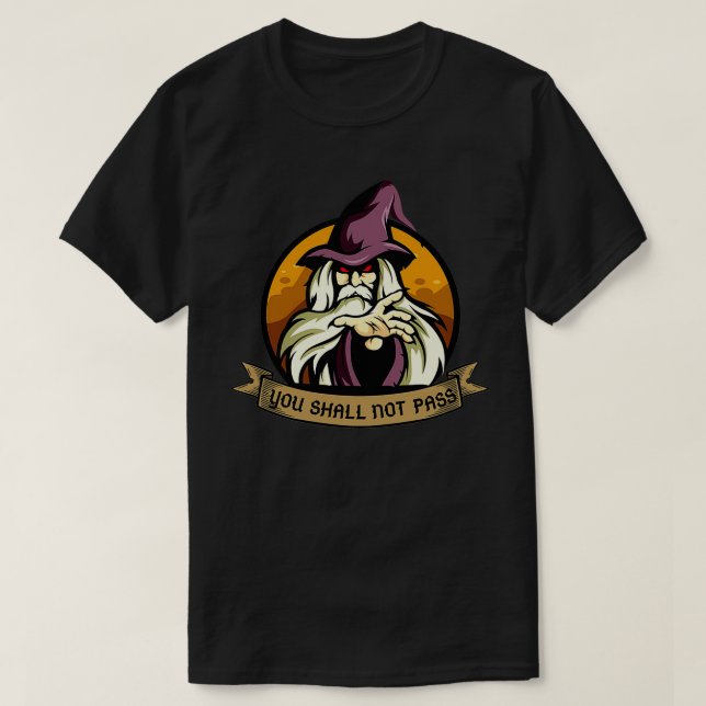 Rulla Derby du ska inte passera T Shirt (Design framsida)