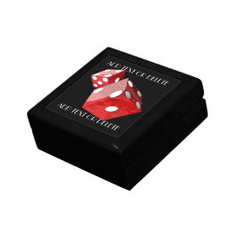 Rulla Dice Keepsak eller Jewelry Minnesask