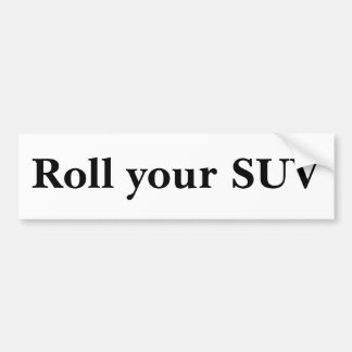Rulla din SUV Bildekal