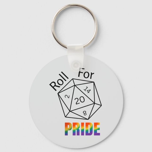 Rulla efter nyckelkedja för Pride Nyckelring (Framsida)
