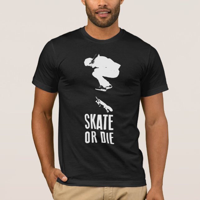 Rulla eller dö t shirt (Framsida)