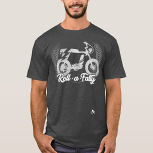 Rulla en fettskramlare Moto Bike Premium T Shirt