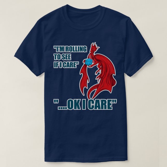 Rulla för att se om jag är t shirt (Design framsida)