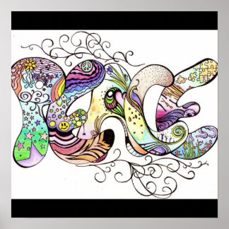 Rulla för fred poster