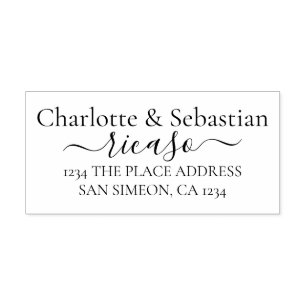 Rulla för personlig Adress Elegant Stämpel