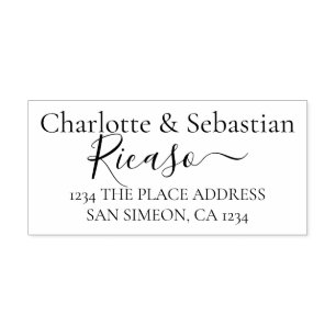 Rulla för personlig Adress Elegant Stämpel