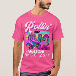 Rulla in i 12 fantastiska 2011 rullskridskoåkning t shirt