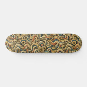 Rulla in i Retro Mini Skateboard Bräda 18,5 Cm