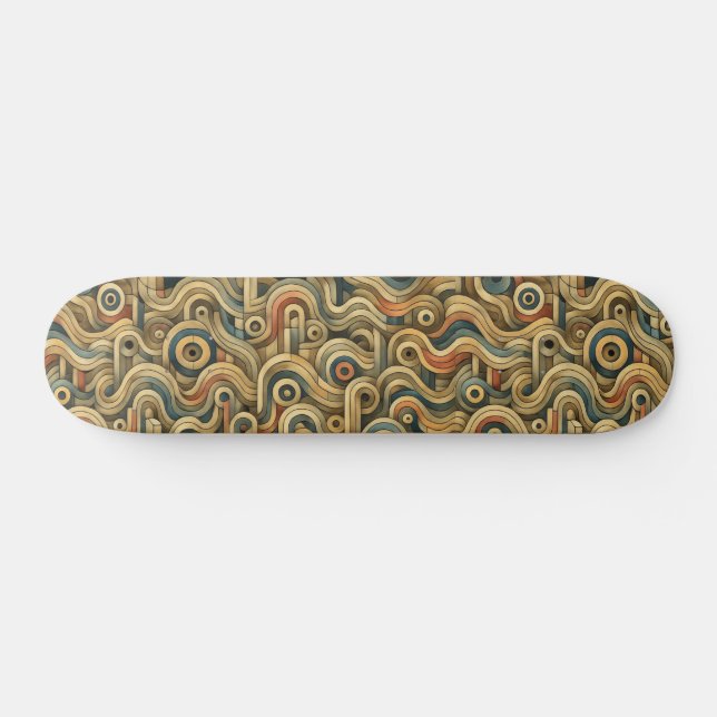 Rulla in i Retro Mini Skateboard Bräda 18,5 Cm (Horz)
