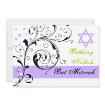 Rulla löv, svart, vit, lila och stjärna av David